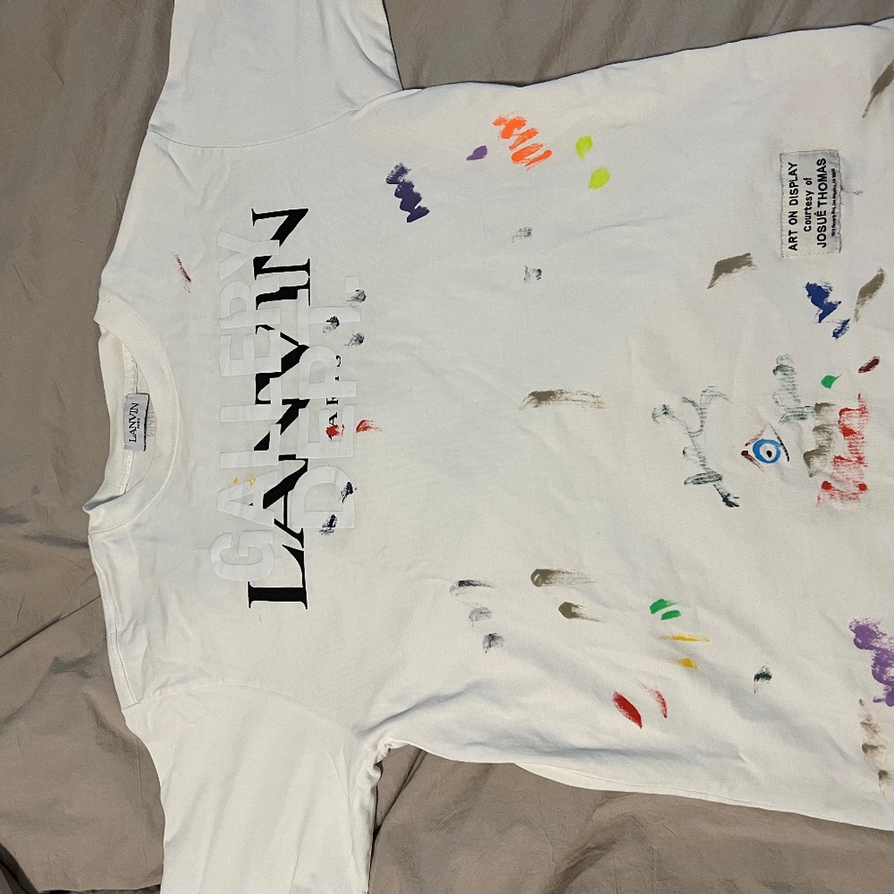 LANVIN - Josue Thomas “Art on Display”  Tshirt (M)